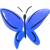 Butterfly from website - blue