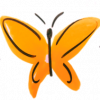 Butterfly from website - gold